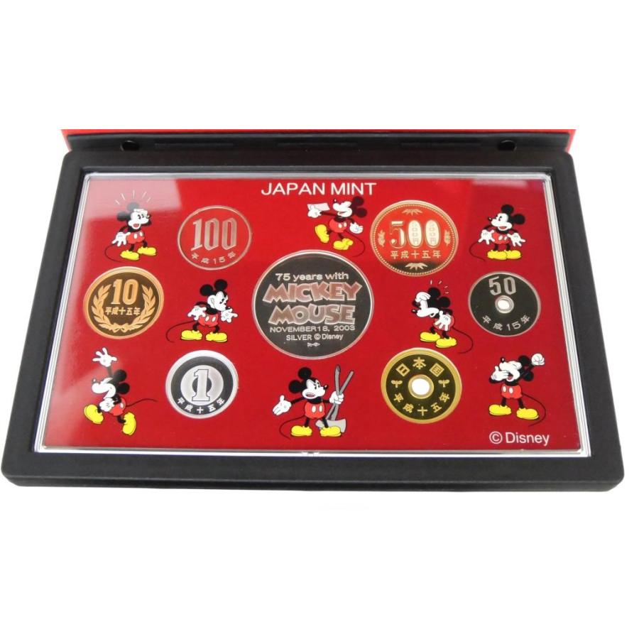 ミッキーマウス2003プルーフ貨幣セット ミントセット 記念貨幣 平成15