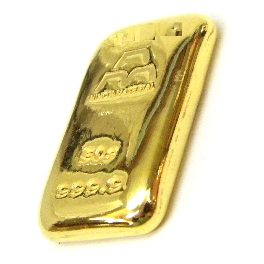 新品】日本マテリアル 純金 インゴット 50g 24金 ゴールドバー