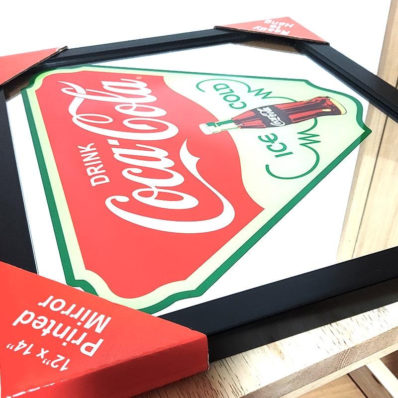 Coca Cola（コカコーラ） 鏡 パブミラー ロゴ おしゃれ アンティーク
