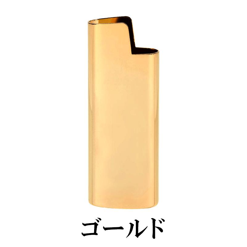 ブラスライターホルダー ケース ゴールド シルバー ローズ ピンク