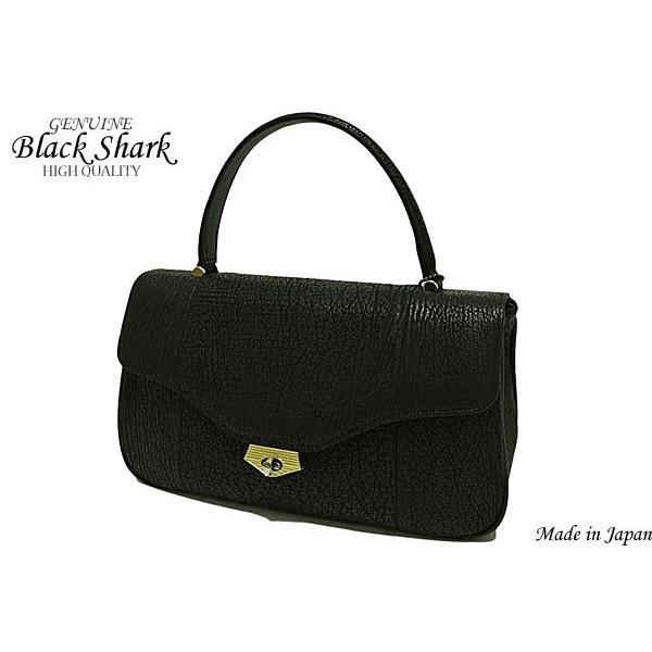 フォーマル バッグ 冠婚葬祭 JRA認定 日本製 高級シャークスキン 鮫革