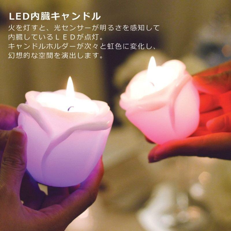 日限定07 カメヤマ ラビアンローズL レインボウ キャンドルリレー新郎