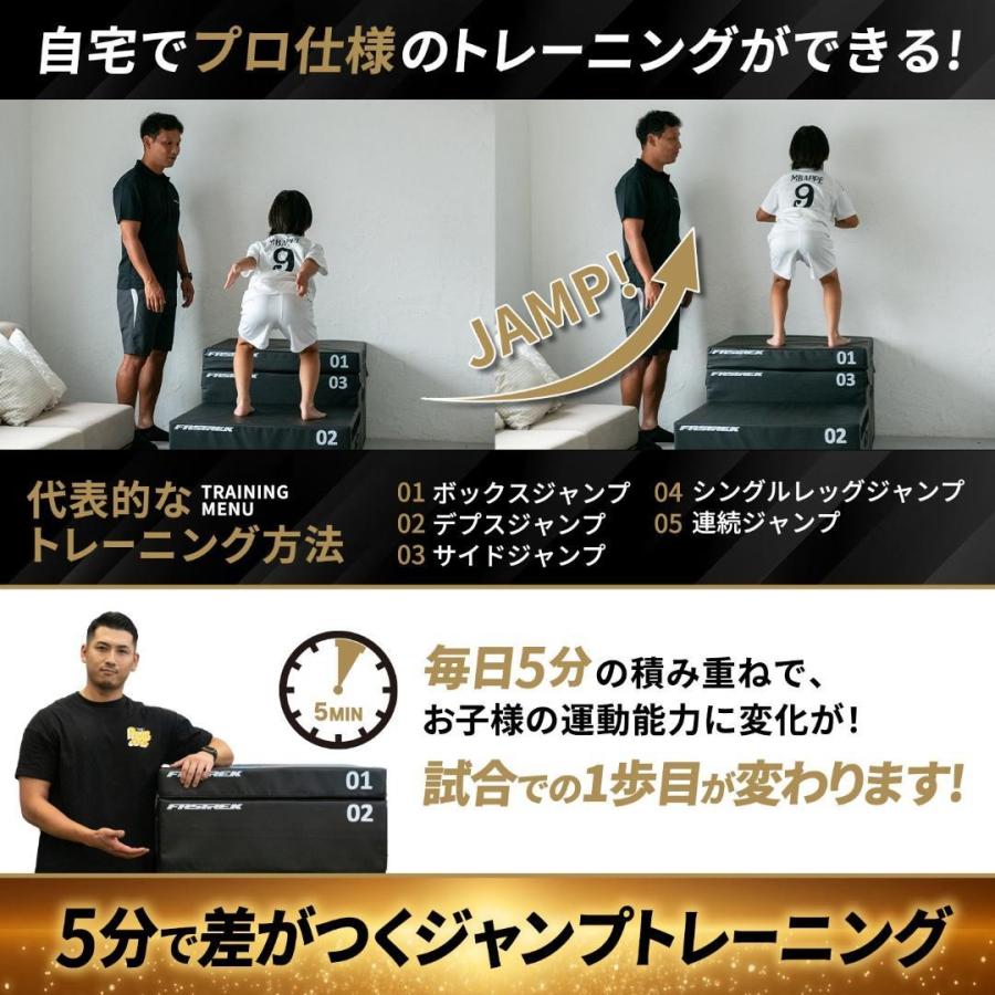 元Jリーガー監修】ジャンプボックス 3段 プライオボックス 子供