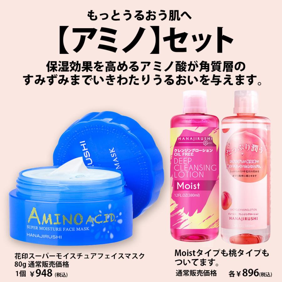 HANAJIRUSHI スキンケアセット ギフト 拭き取り 保湿 角質 旅行 温泉