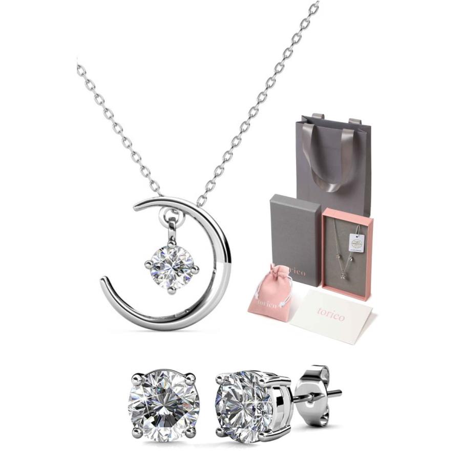 torico スワロフスキー ネックレス レディース アクセサリー