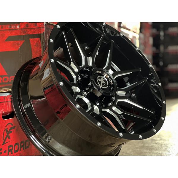 新品 深リム 20インチ タイヤ ホイールセット XF OFFROAD XF222 20x10j