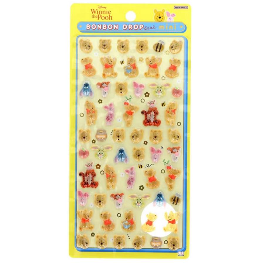 サンスター文具 ボンボンドロップシール ミニ くまのプーさん