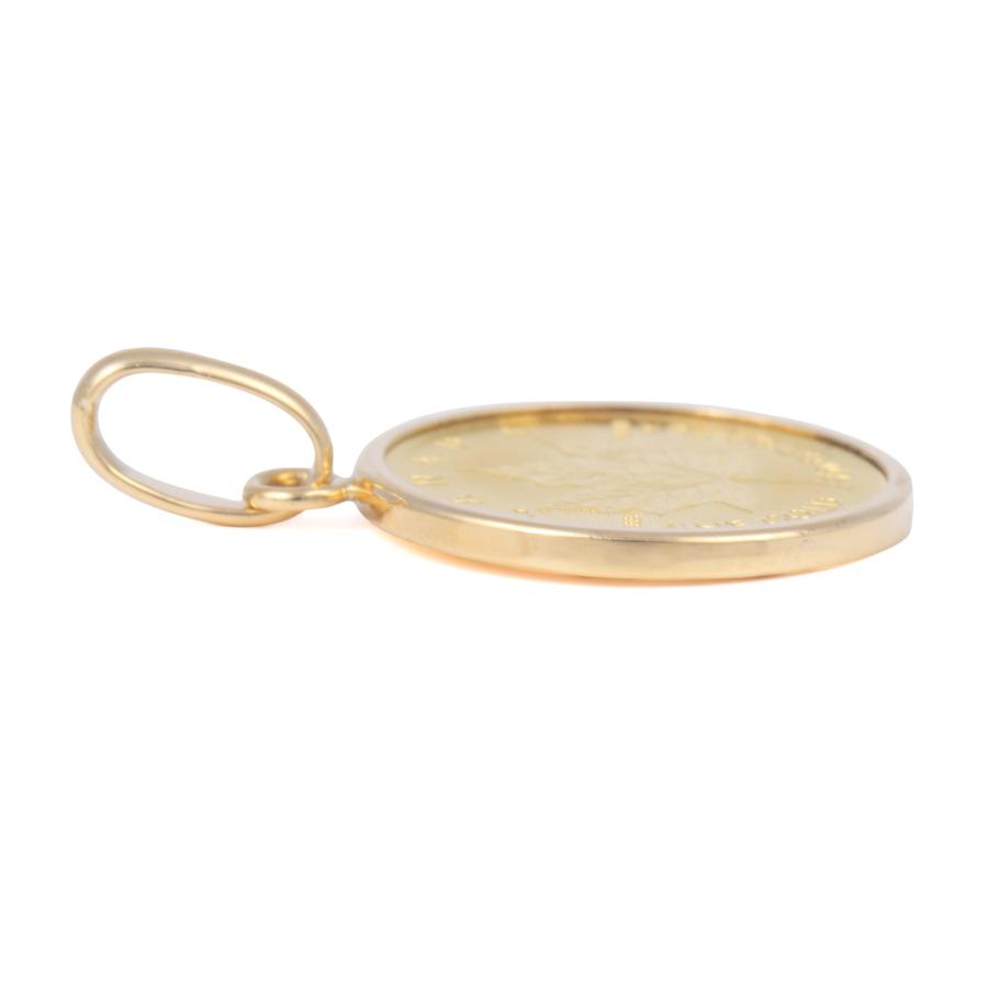 純金 K24 カナダ メイプル リーフ コイン 金貨 1/10oz ペンダント