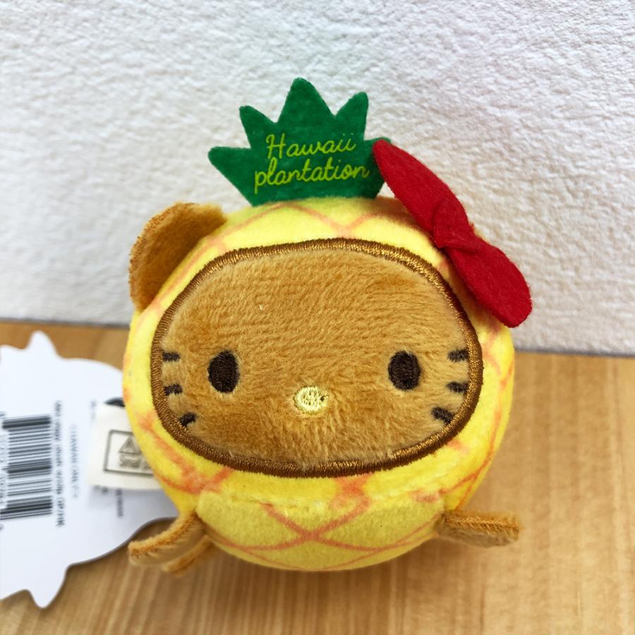 ハローキティ キーホルダー ぬいぐるみ 日焼けキティ ハワイアン雑貨