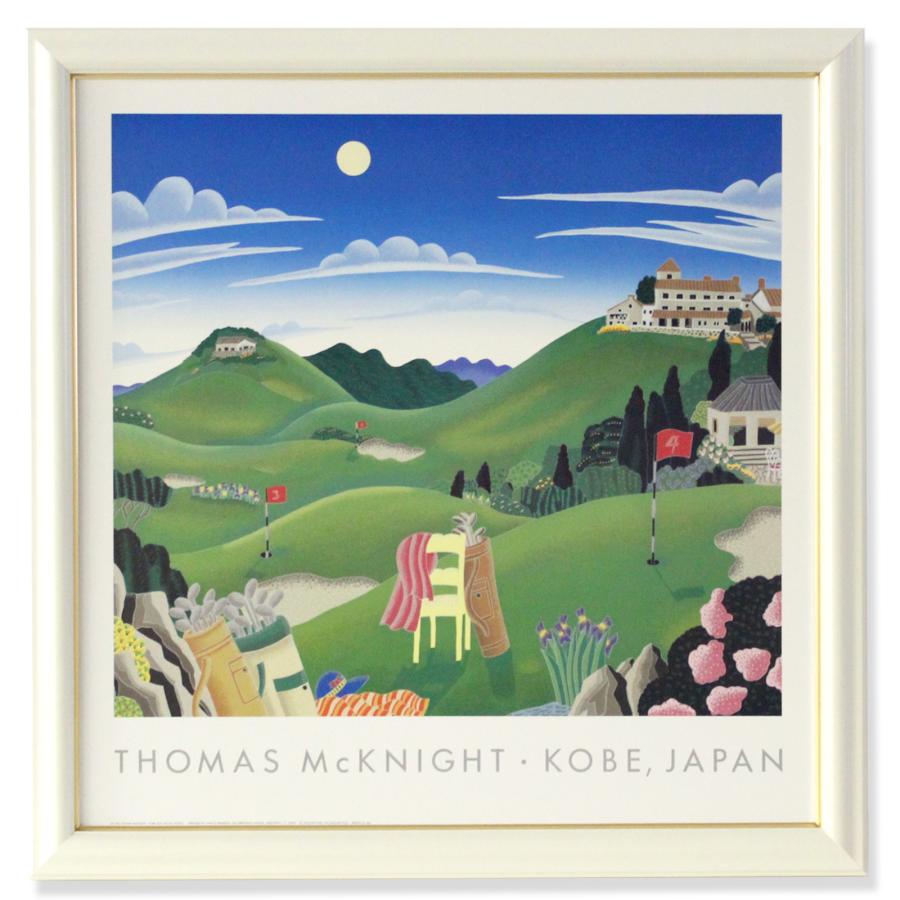 額入りポスター マックナイト トーマス CP TM32 神戸六甲 KOBE 送料