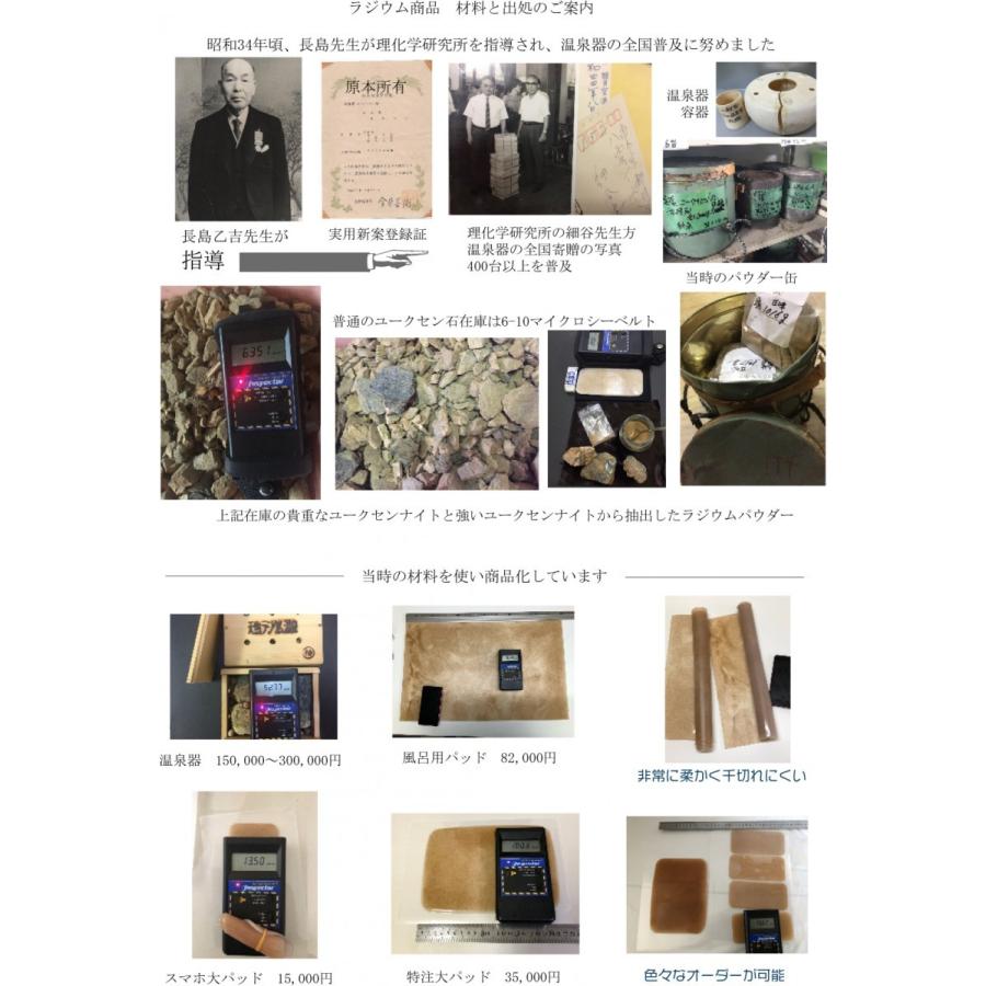 試せるラジウム効果 2枚セット 生体ラジウムシートS 名刺サイズ