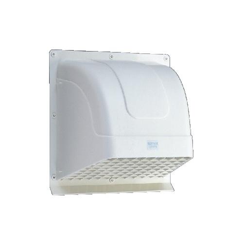 ウェザーカバー 20cm 換気扇用 格子付 ホワイト WK-20W (換気 排気