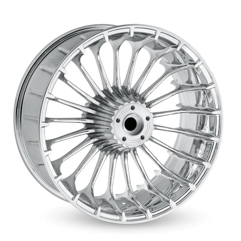 ハーレー純正 タービン・18インチリアホイール クローム 40900057 : HD