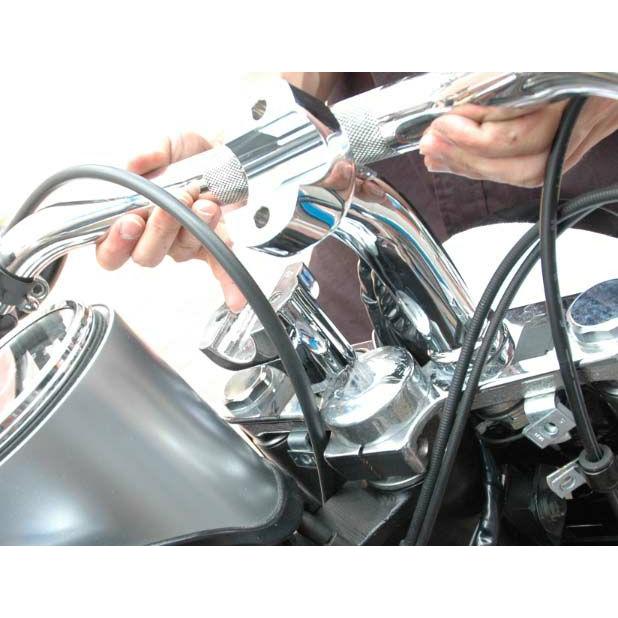 ハーレー純正 クローム・ハンドルバーライザーキット カーブ 6インチ