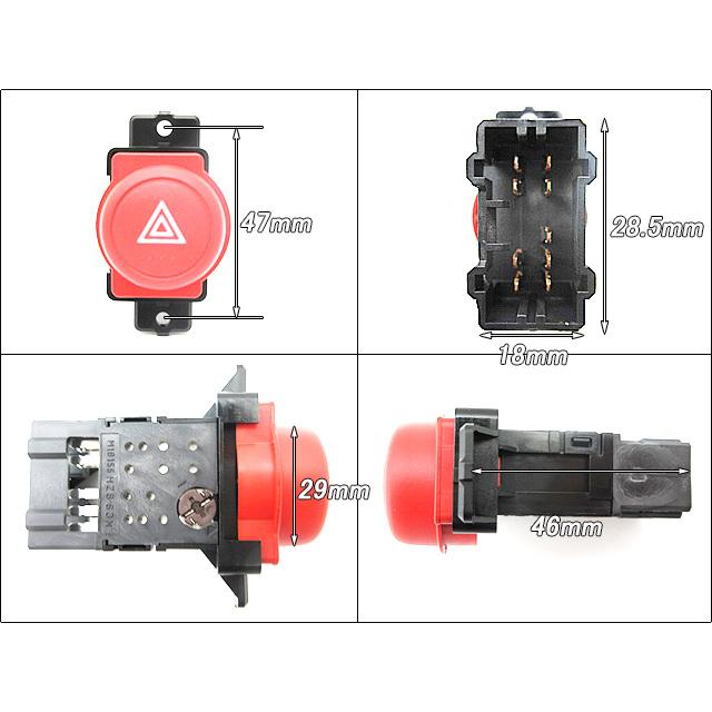 インテグラDC5【ACURA】アキュラRSX米国ホンダ純正USハザードスイッチ