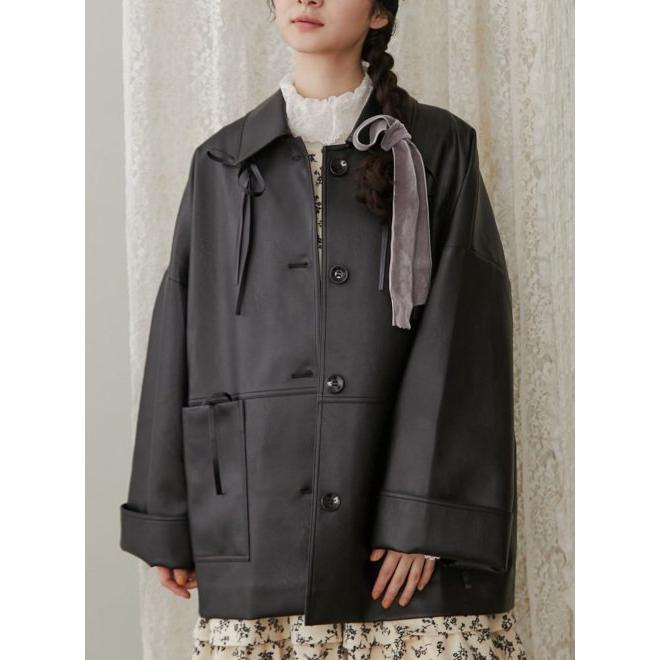 merry jenny（メリージェニー） (12%OFF) リボンフェイクレザー