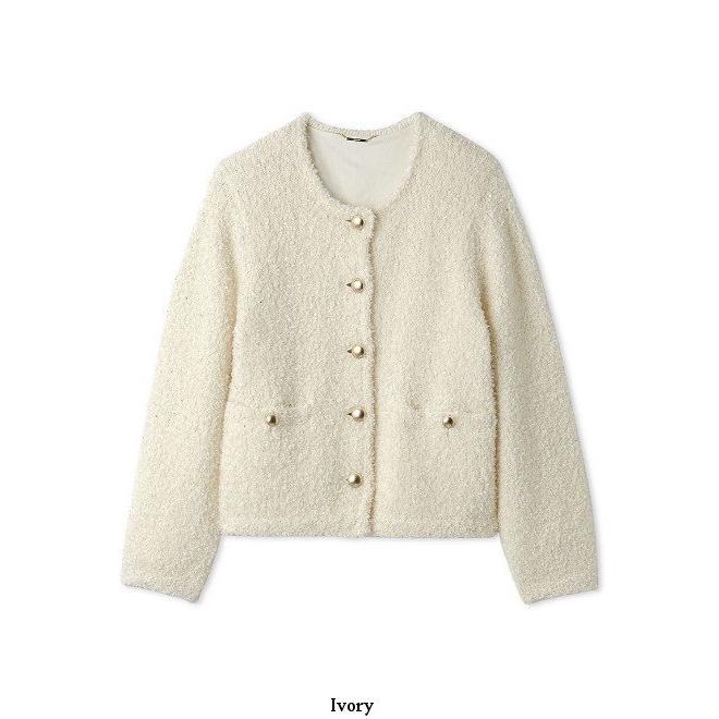 CELFORD（セルフォード） (12%OFF) ツィードニットジャケット 24秋冬