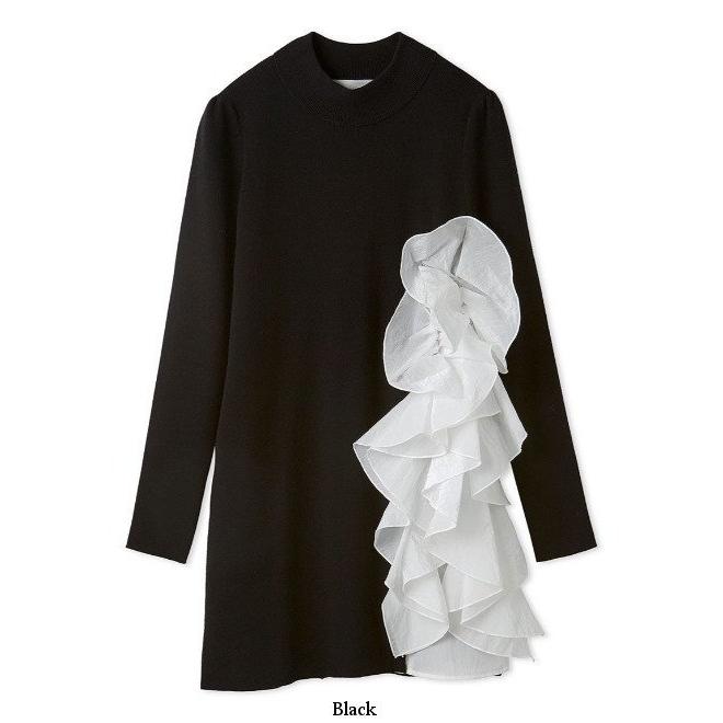 CELFORD（セルフォード） (12%OFF) ラッフルデザインドッキングニット