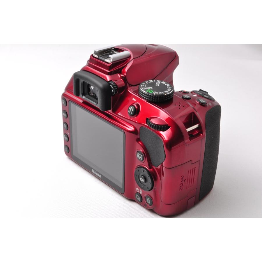 ニコン（Nikon） Nikon D3400 レンズキット レッド SDカード(16GB)付き
