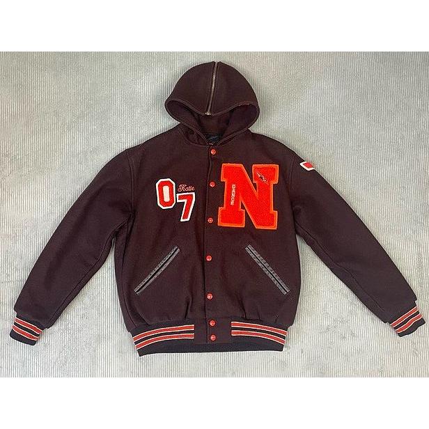 VINTAGE 90's 米国製 GAME SPORTSWEAR スタジャン アワードジャケット