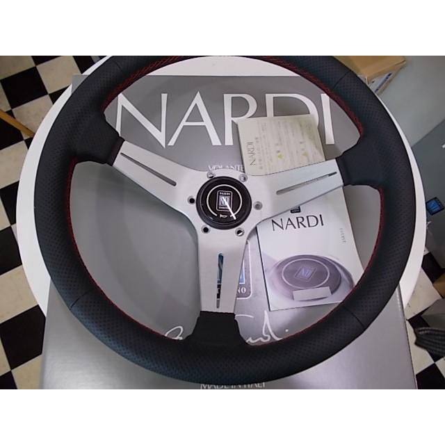 NARDI ナルディ スポーツラリー N745 パンチングレザー＆シルバー