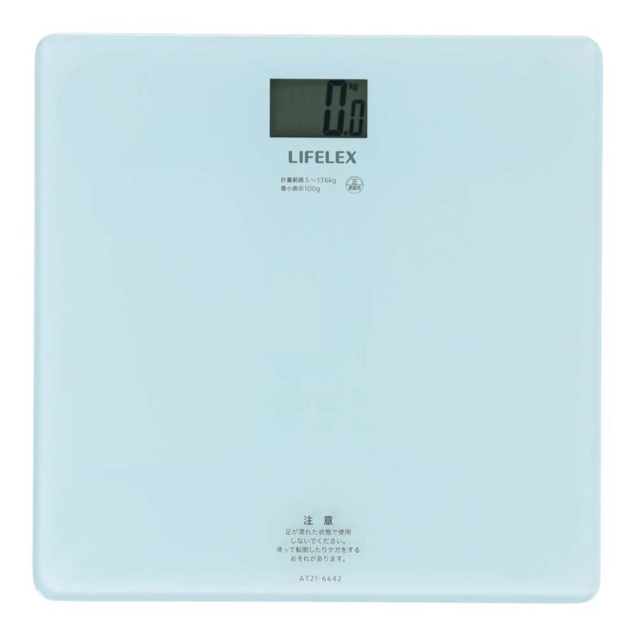 LIFELEX コーナンオリジナル デジタル体重計 AT21-6642／計測 見やすい