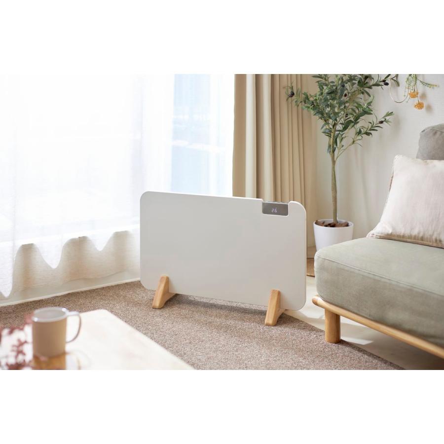 moku. コンベクターヒーター(パネルヒーター) ここぽか 1200W MCH-1202