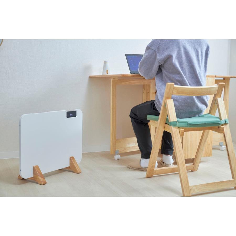 moku. コンベクターヒーター(パネルヒーター) ここぽか 800W MCH-0802