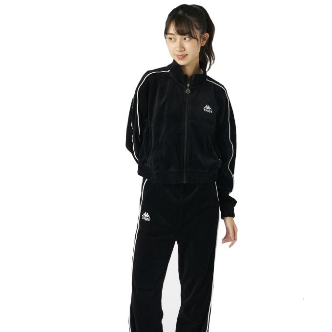 Kappa（カッパ） スウェットジャケット レディース ベロアトラック