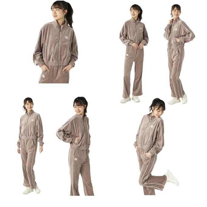 Kappa（カッパ） スウェットジャケット レディース ベロアトラック