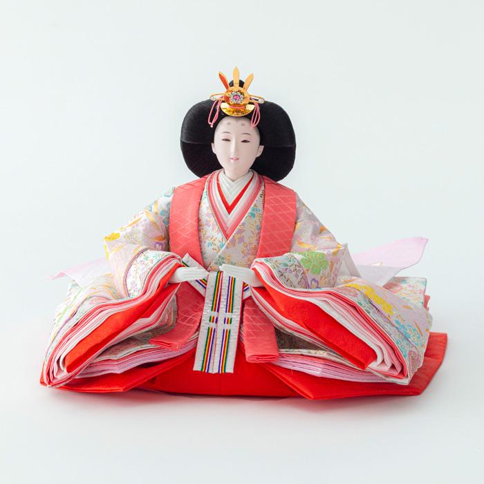 ひなせい 雛人形 三段飾り 収納飾り 「亜加莉雛」 おしゃれ 段飾り