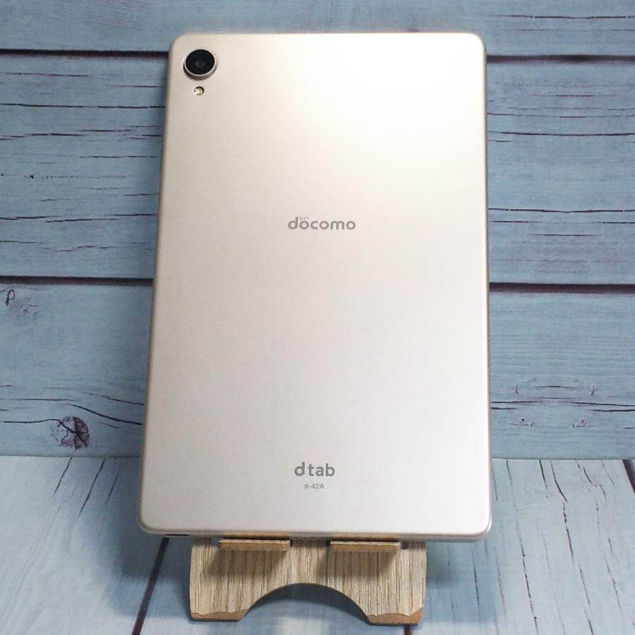 docomo dtab Compact d-42A ゴールド Androidタブレット eSIM対応 本体