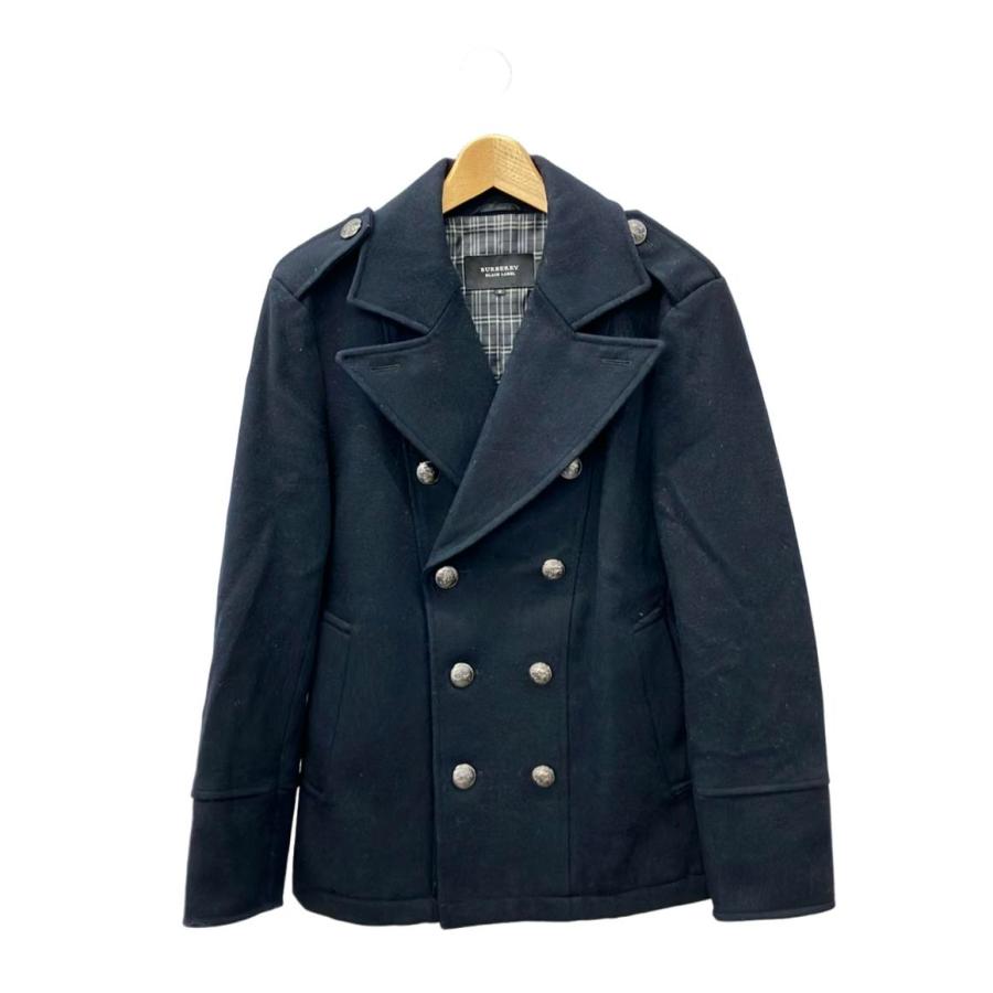 バーバリーブラックレーベル ナポレオンピーコート メンズ SIZE M