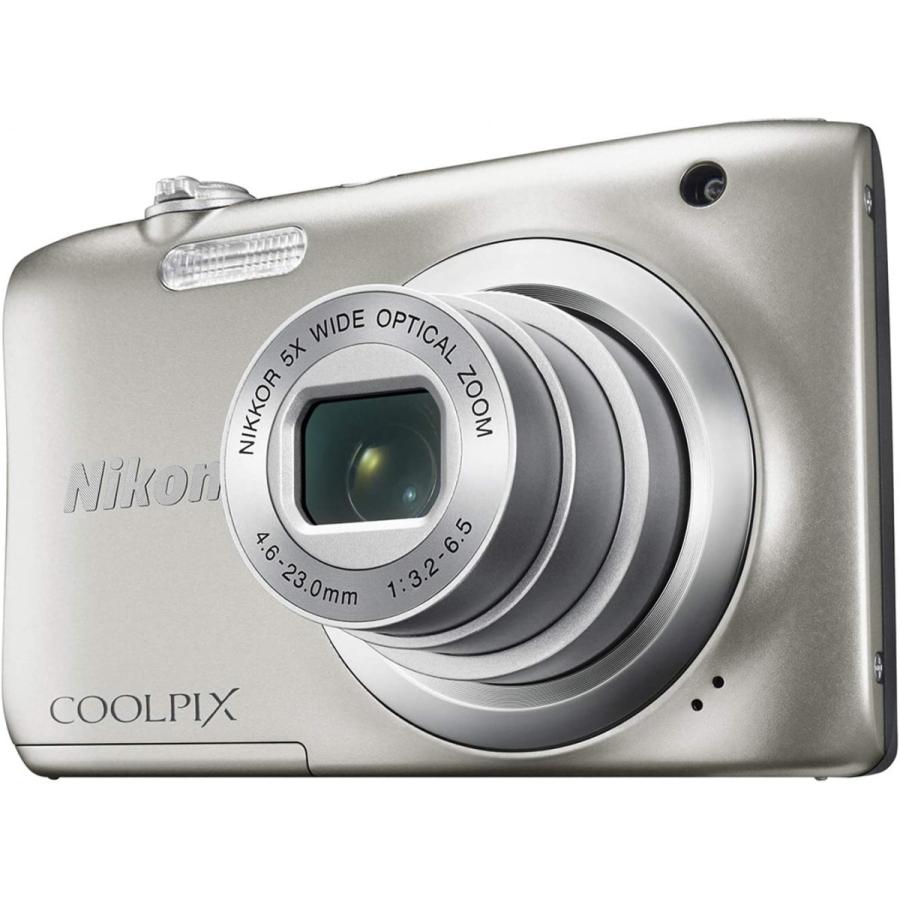 COOLPIX A ニコン コンデジ Nikon A100 シルバー 中古 新品SDカード