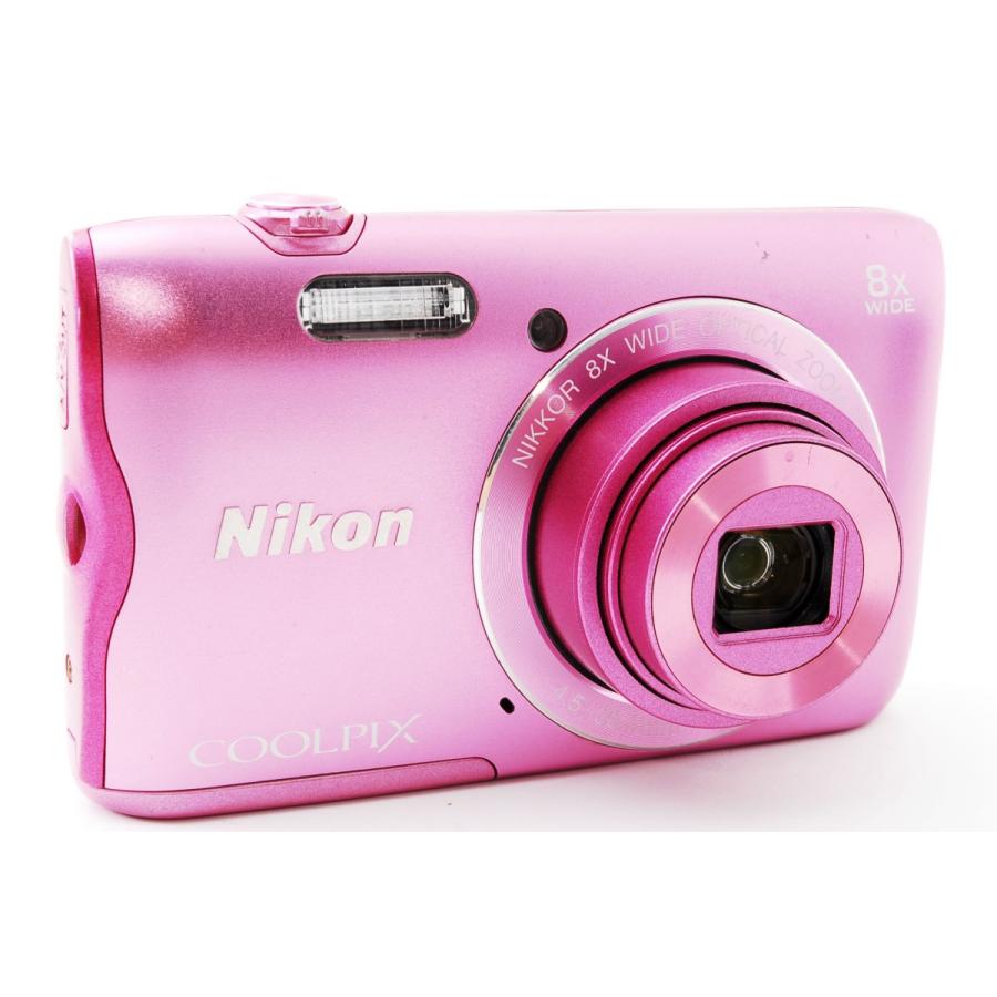 COOLPIX ニコン コンデジ Nikon A300 ピンク 中古 Wi-Fi搭載 SDカード