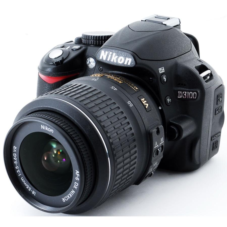 ニコン（Nikon） デジタル一眼 Nikon D3100 レンズキット 中古 新品SD