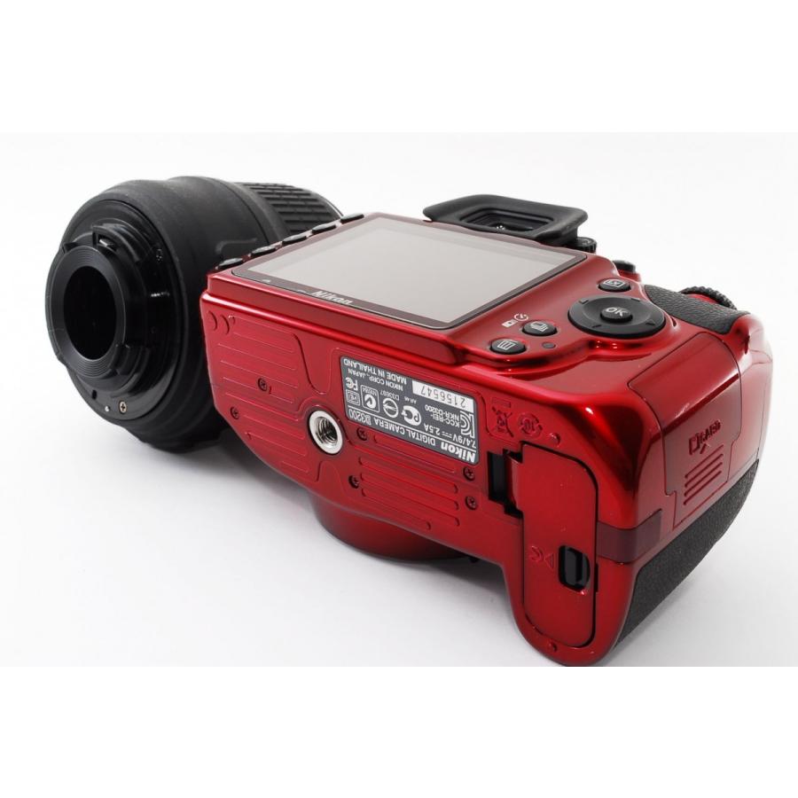 ニコン（Nikon） デジタル一眼 Nikon D3200 レッド レンズキット 中古