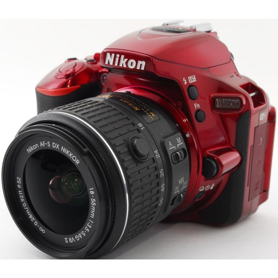 ニコン（Nikon） デジタル一眼 Nikon D5500 レンズキット レッド 中古