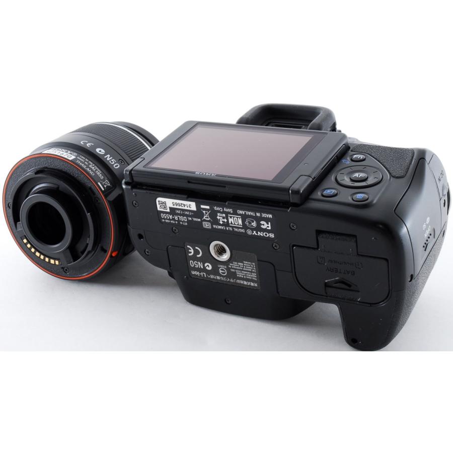 SONY（ソニー） デジタル一眼 α550 レンズキット 中古 新品SDカード