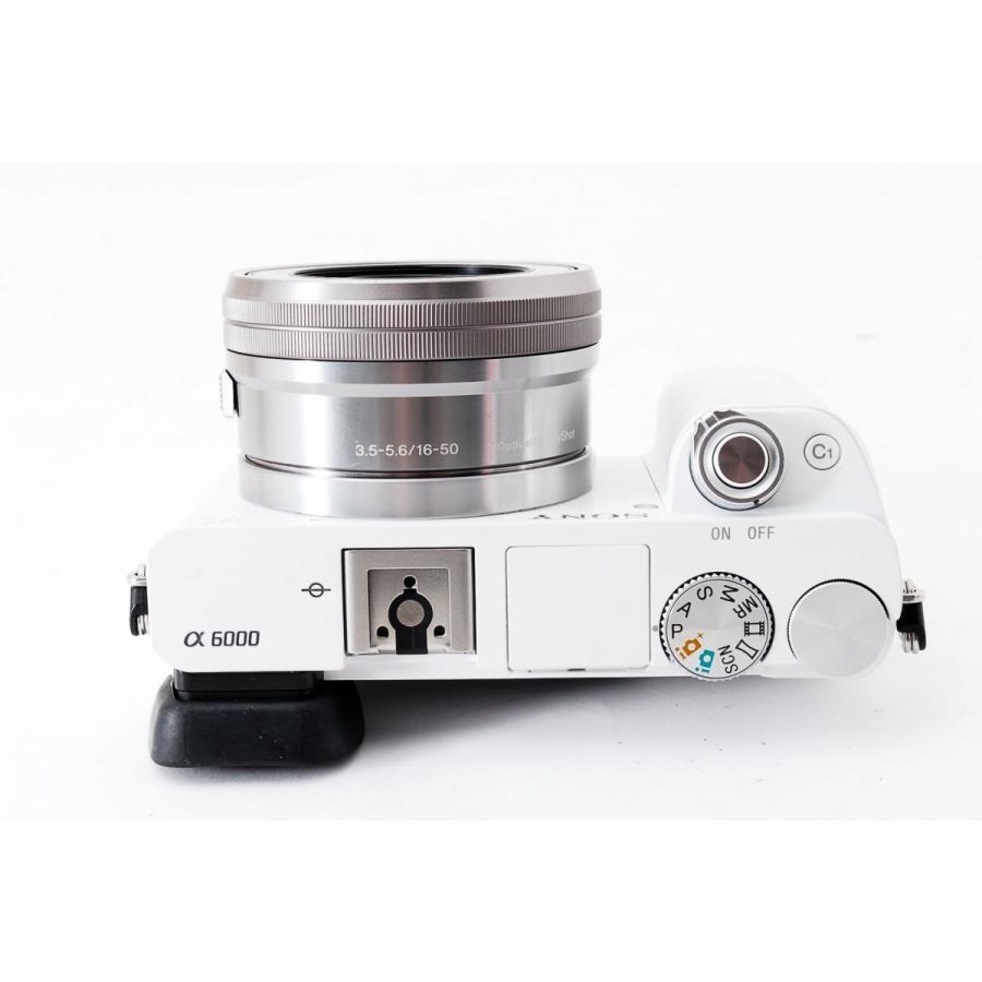 SONY（ソニー） ミラーレス α6000 レンズキット ホワイト 中古 Wi-Fi
