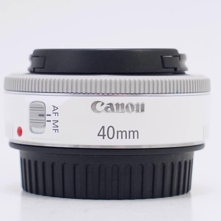 EFレンズ キヤノン 単焦点レンズ Canon EF40mm F2.8 STM ホワイト 中古