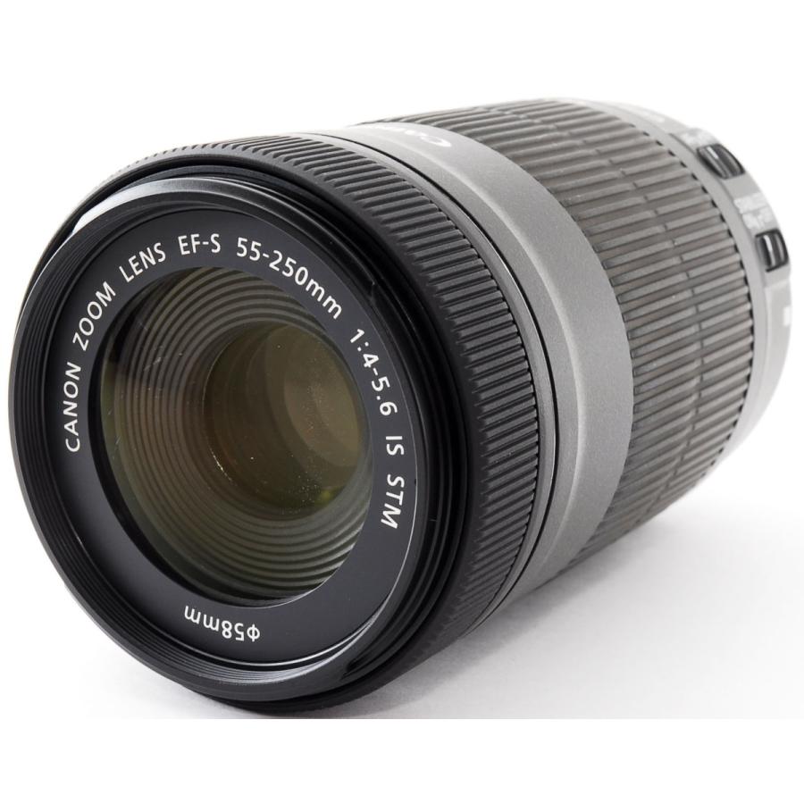 EFレンズ キヤノン 望遠レンズ CANON EF-S 55-250 IS STM 中古 保証 美