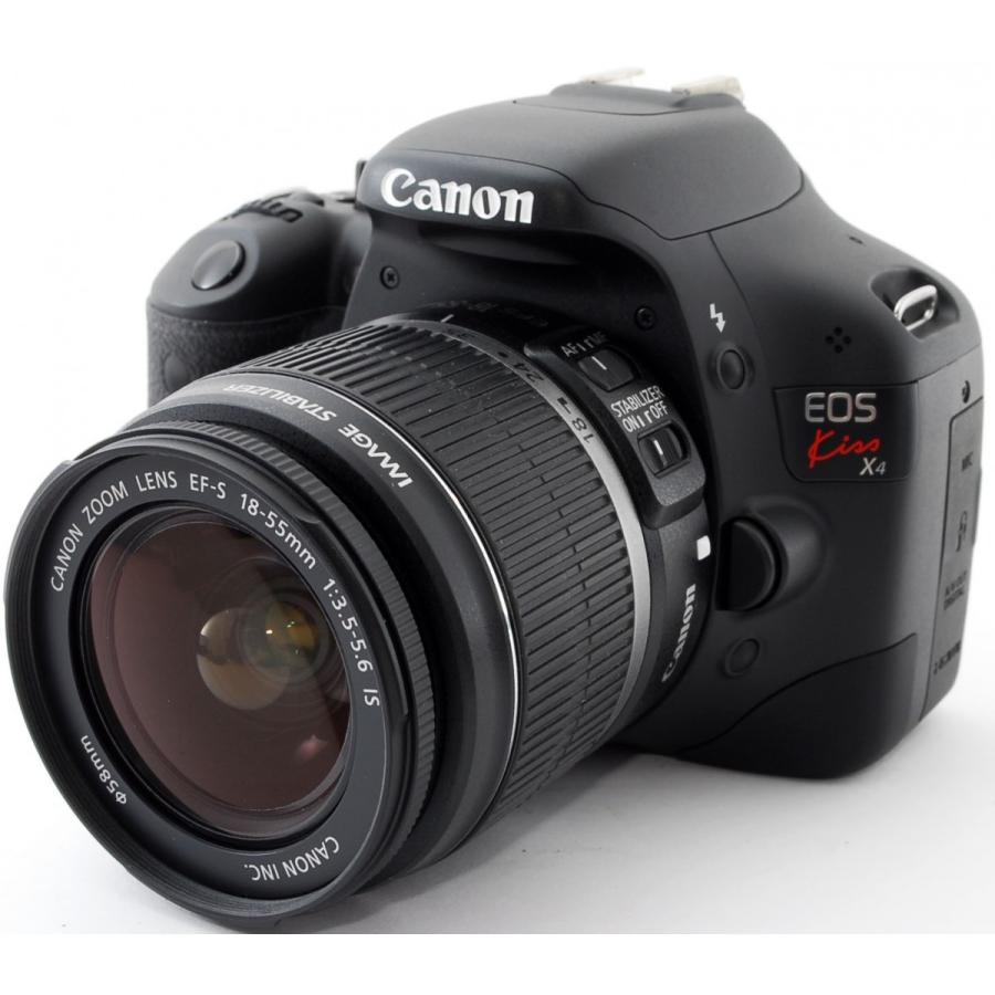 EOS キヤノン デジタル一眼 CANON Kiss X4 レンズキット 中古 新品SD