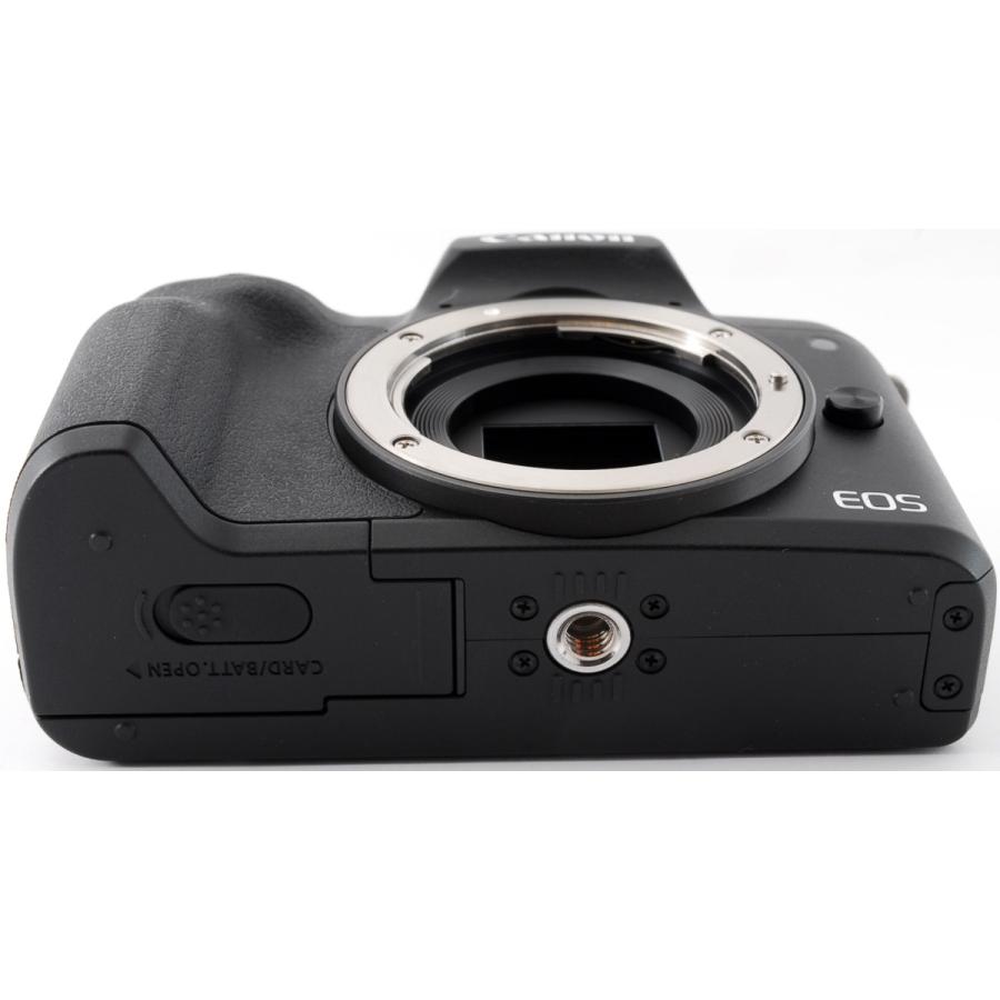 EOS Kiss キヤノン ミラーレス CANON M レンズキット ブラック Wi-Fi