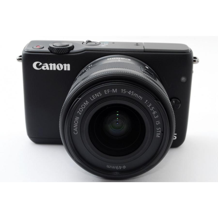 EOS キヤノン ミラーレス CANON M10 レンズキット ブラック 中古 Wi-Fi