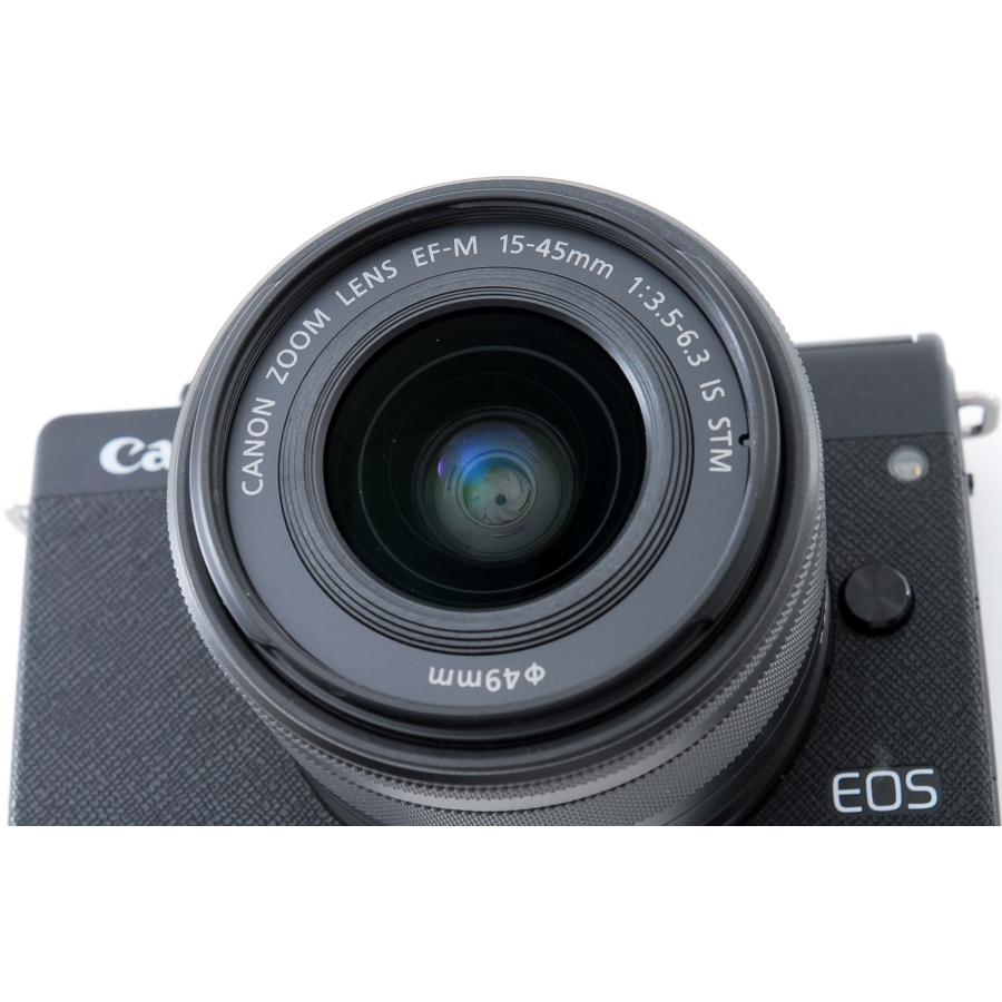 EOS M キヤノン ミラーレス CANON M200 レンズキット ブラック 中古 Wi