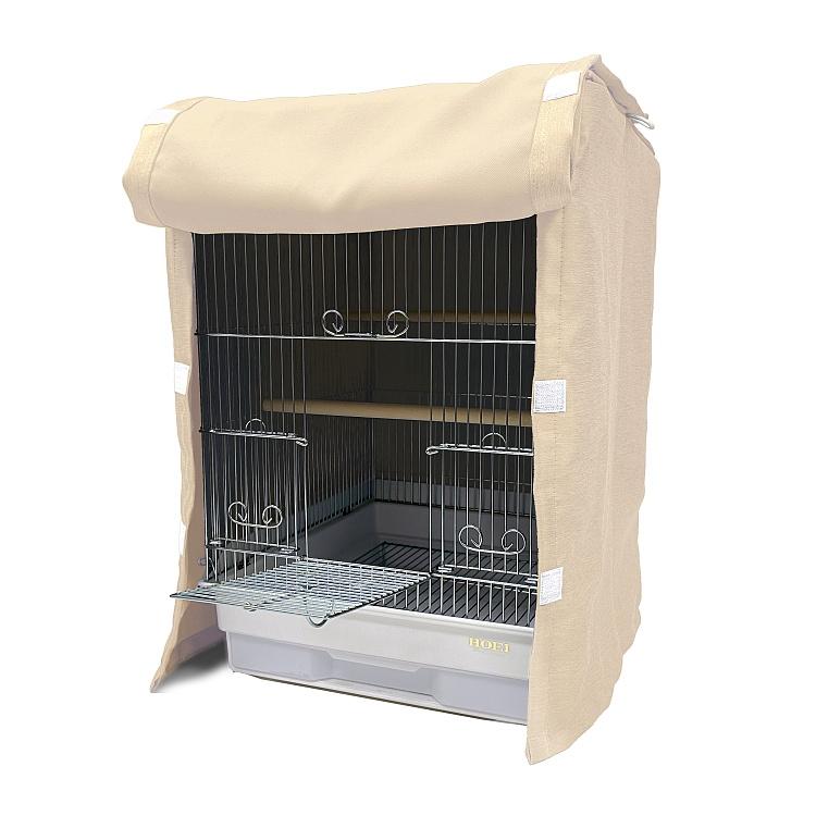 鳥かご ケージカバー 1級遮光 Mサイズ 38×40×54 全4色 フルダル 無地