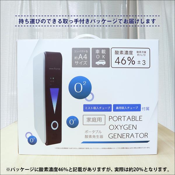 酸素発生器 ポータブル酸素発生器 コンパクト A4型 静音 2WAY電源 AC