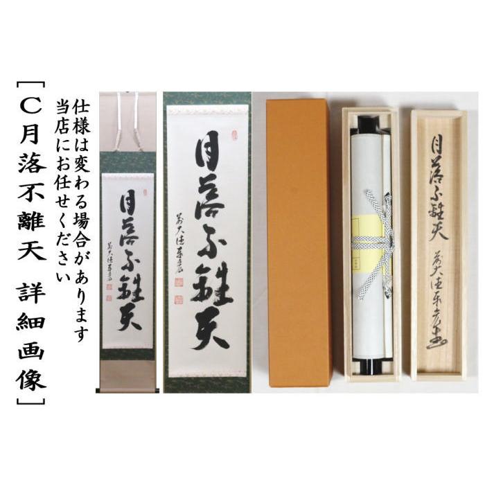 茶道具 掛軸 掛け軸 一行 掬水月在手又は秋山風月清又は月落不離天