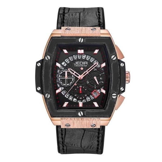 腕時計 メンズ ブランド ブラック ゴールド 送料無料 おしゃれ JEDIR